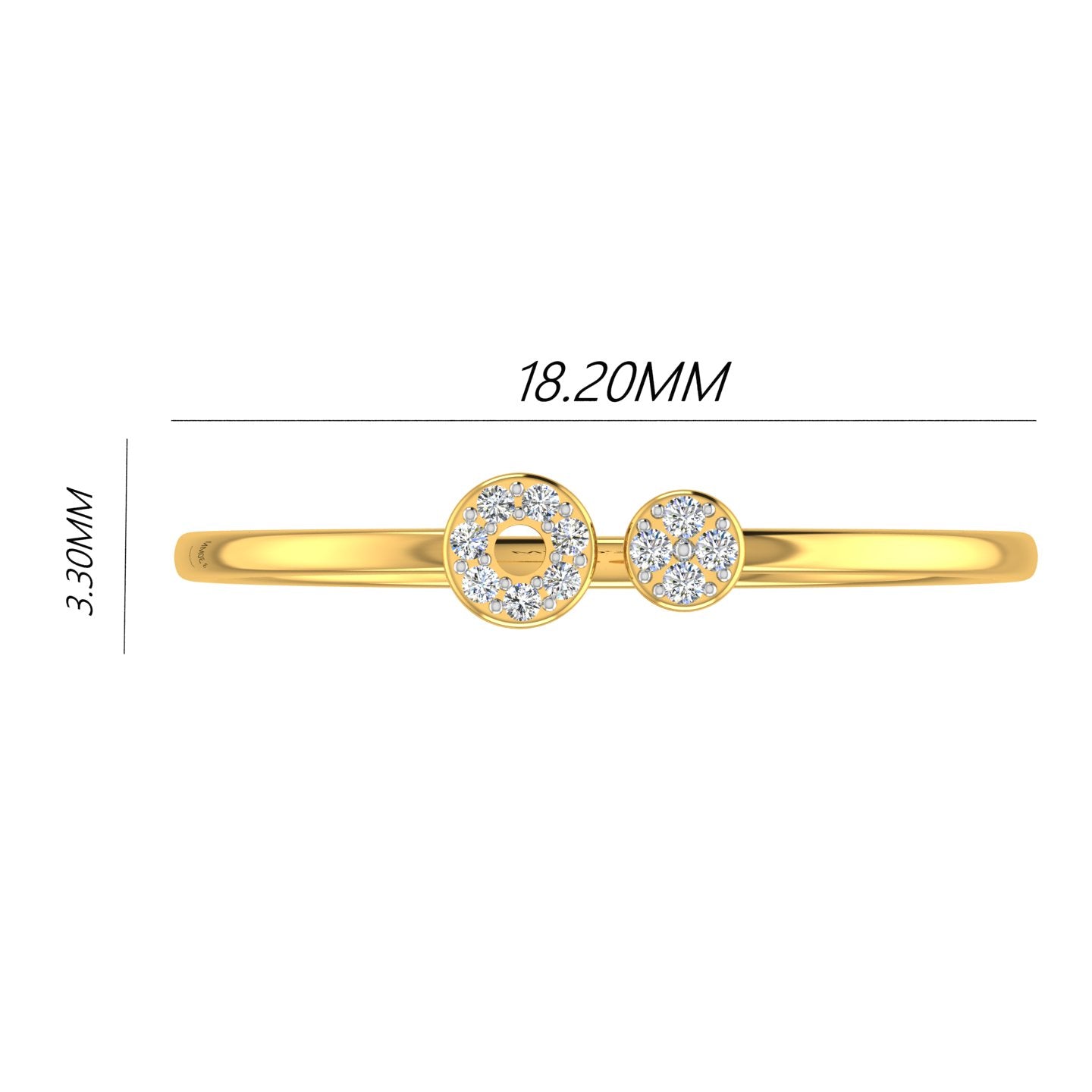 Twin Radiance Ring