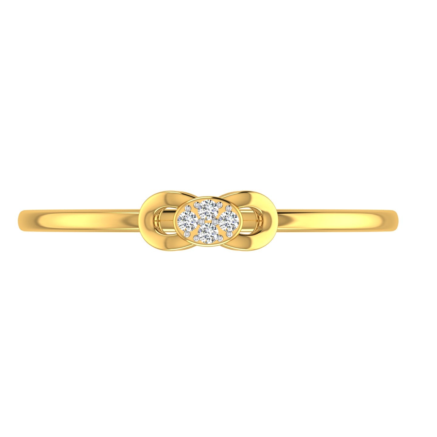Infinity Bloom Diamond Ring
