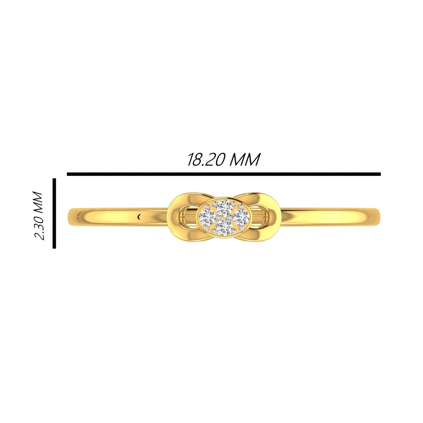 Infinity Bloom Diamond Ring