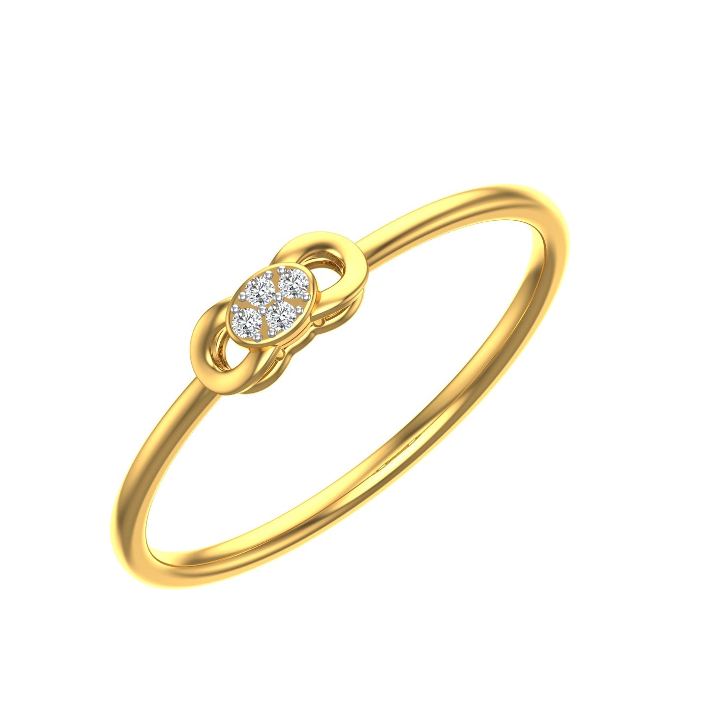 Infinity Bloom Diamond Ring