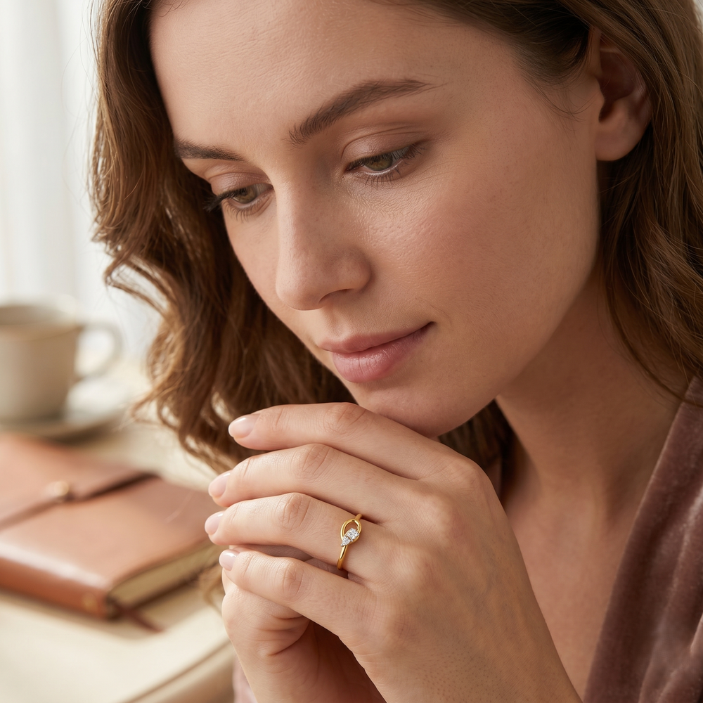 Infinity Bloom Diamond Ring