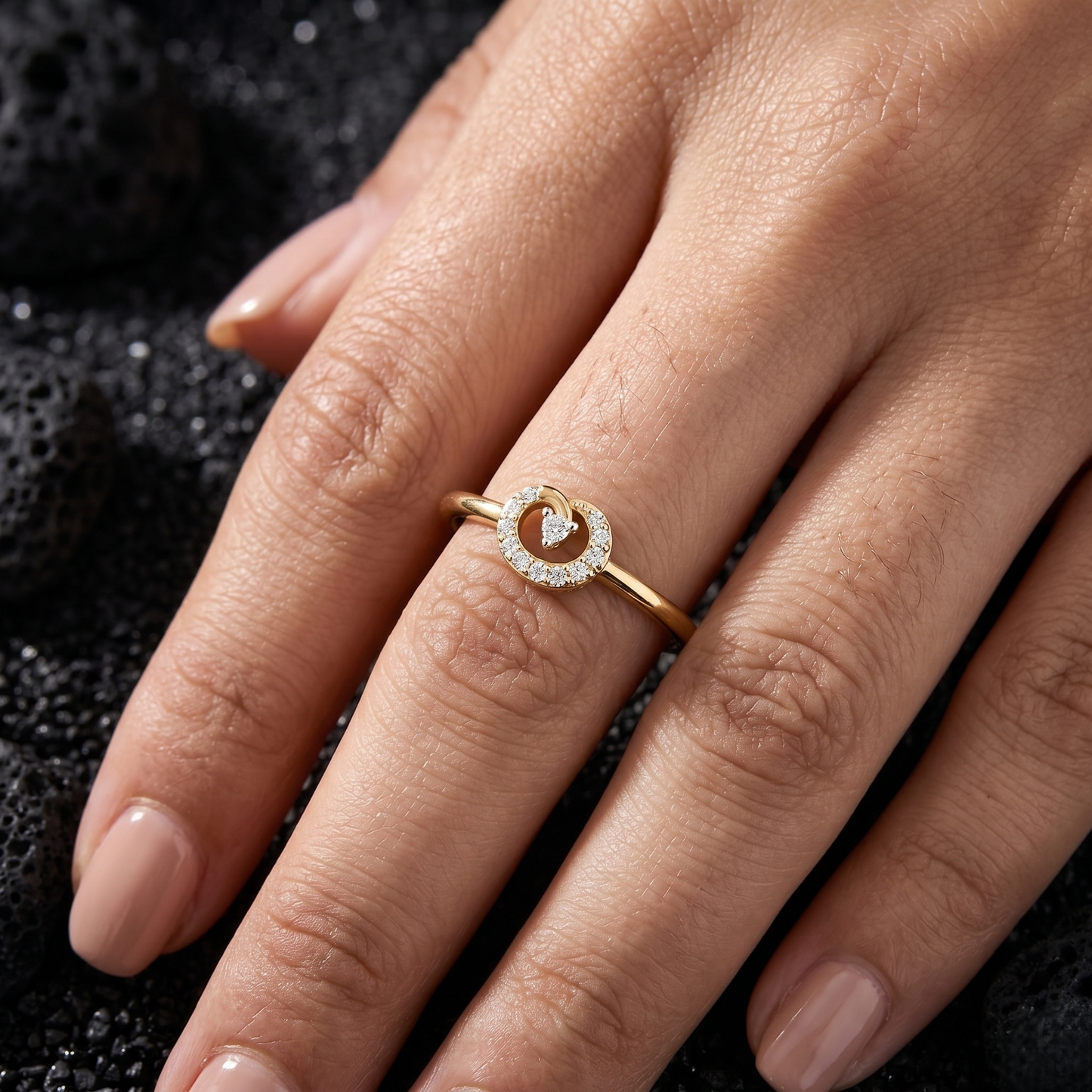 Eternal Halo Diamond Ring