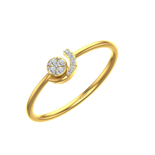 Celestial Bloom Diamond Ring