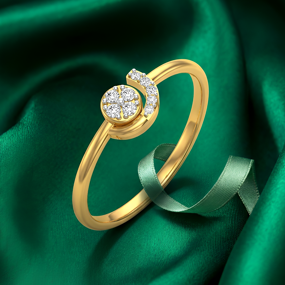 Celestial Bloom Diamond Ring