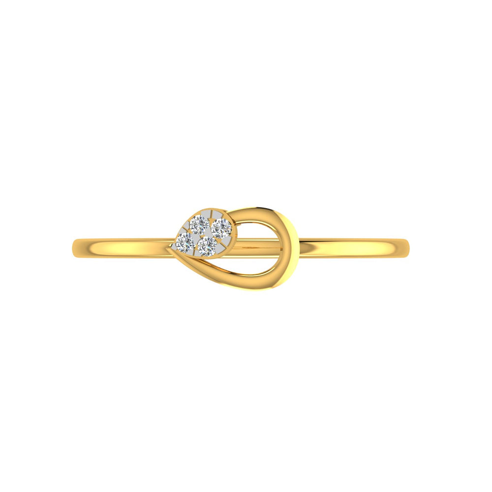 Pear Grace Diamond Ring