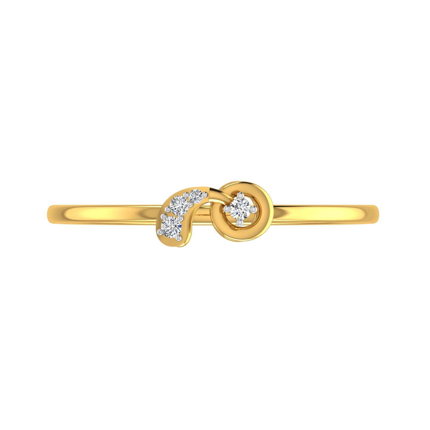 Solar Orbit Diamond Ring