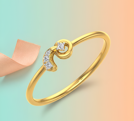 Solar Orbit Diamond Ring