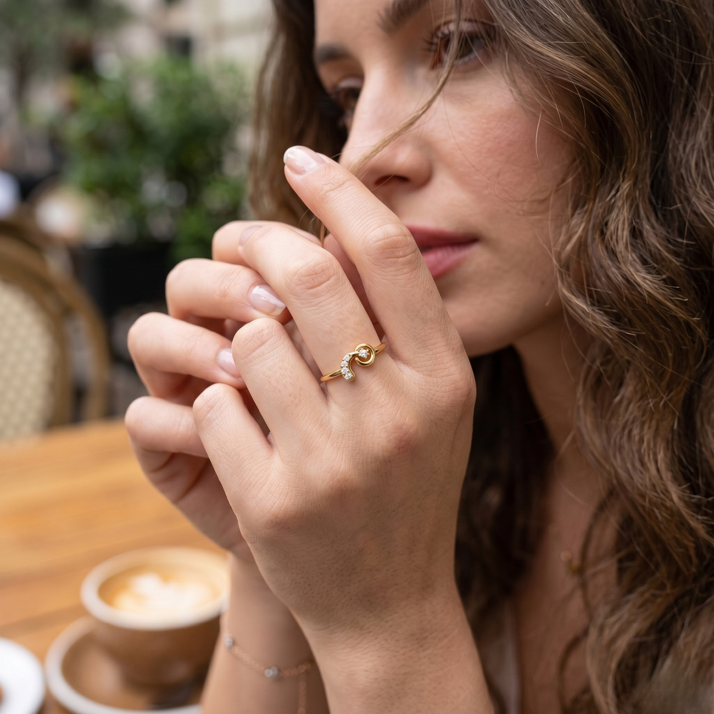 Solar Orbit Diamond Ring