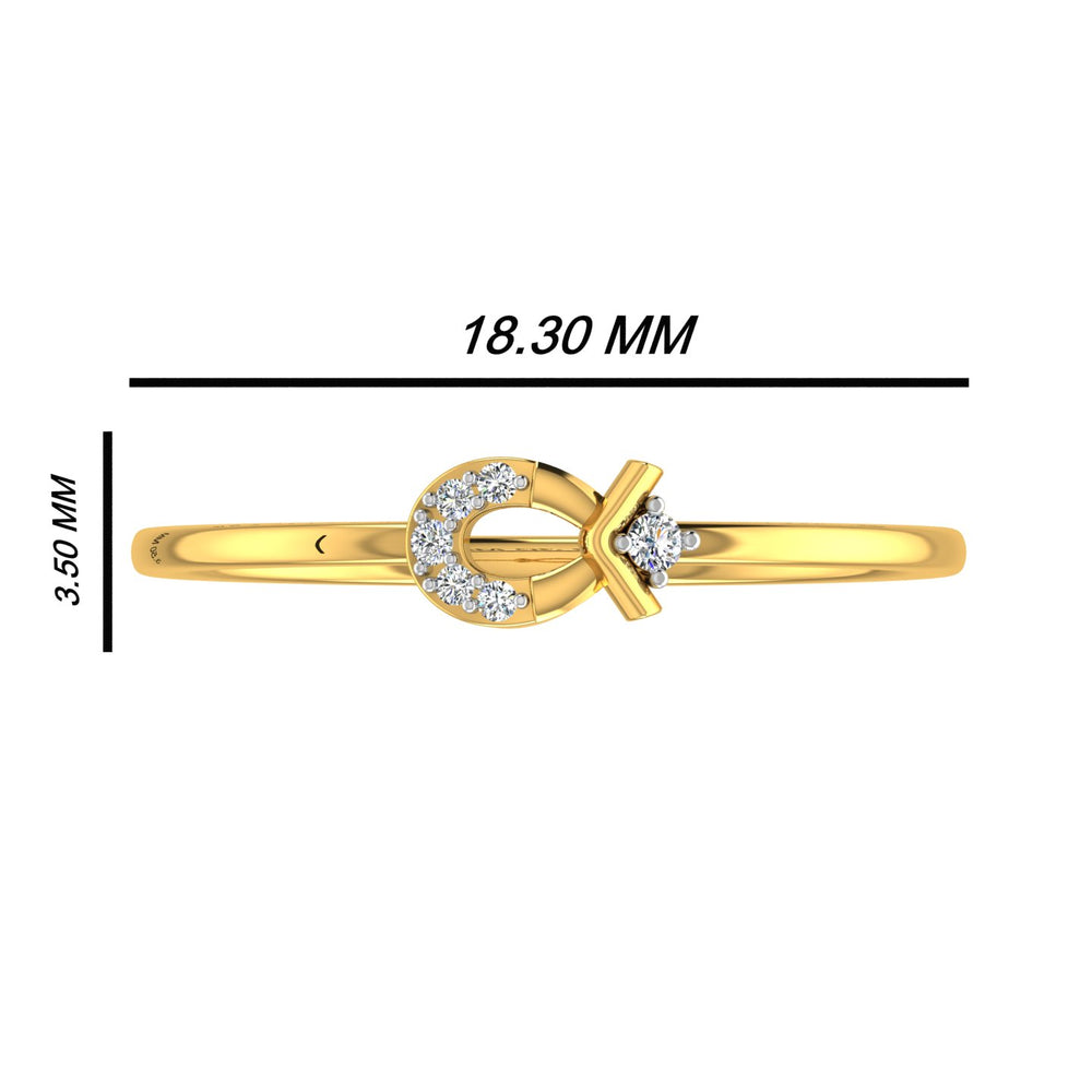 Lucky Loop Diamond Ring