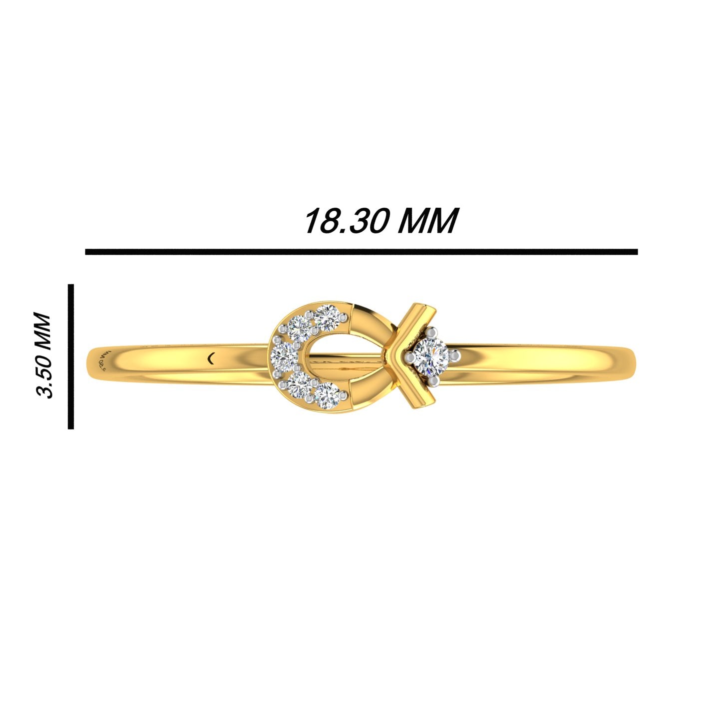 Lucky Loop Diamond Ring