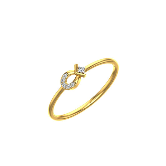 Lucky Loop Diamond Ring