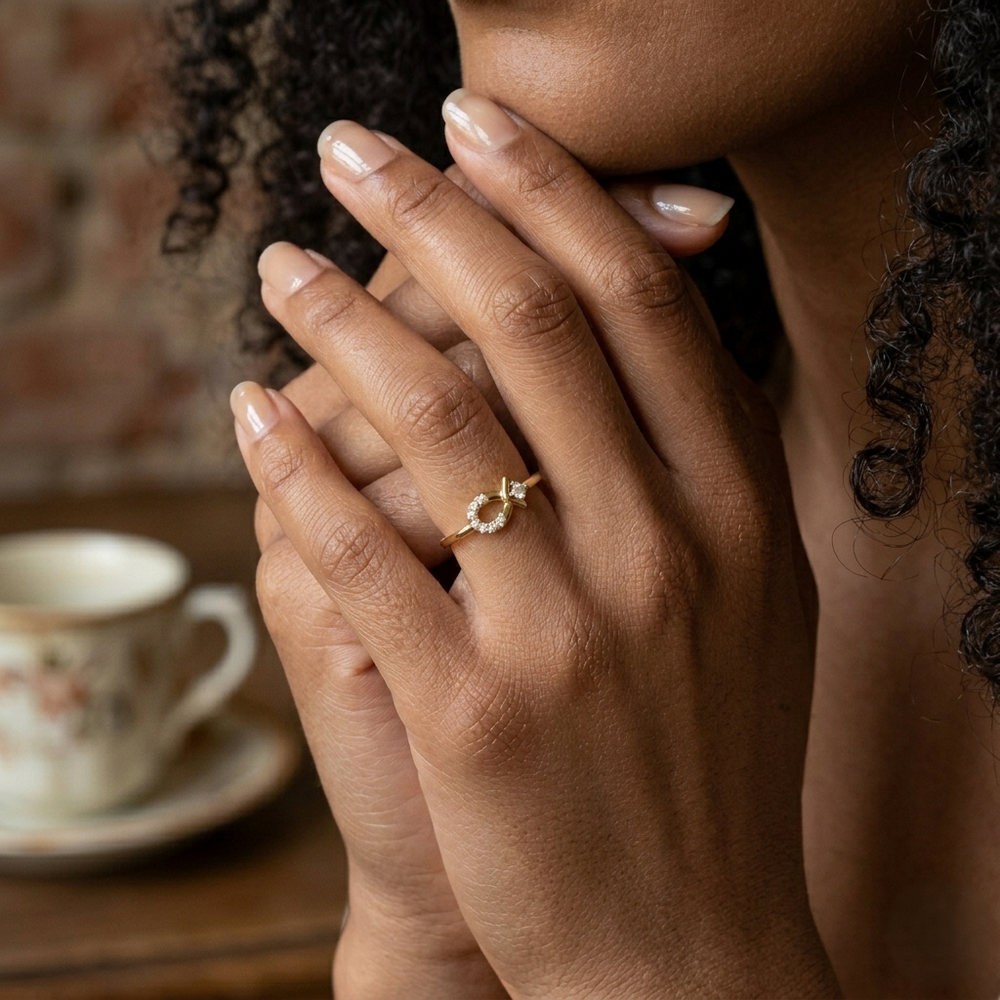 Lucky Loop Diamond Ring