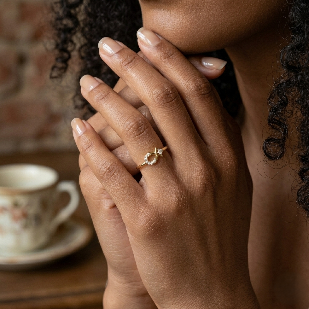 Lucky Loop Diamond Ring