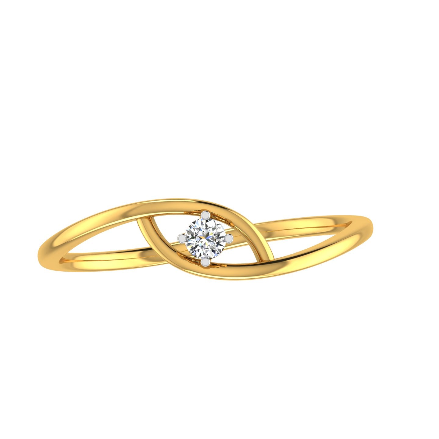 Evil Eye Diamond Ring