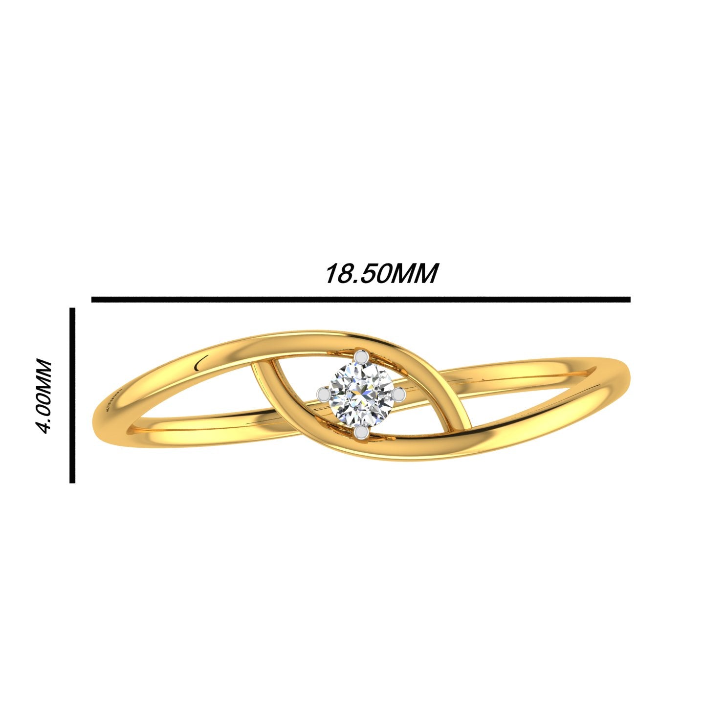 Evil Eye Diamond Ring