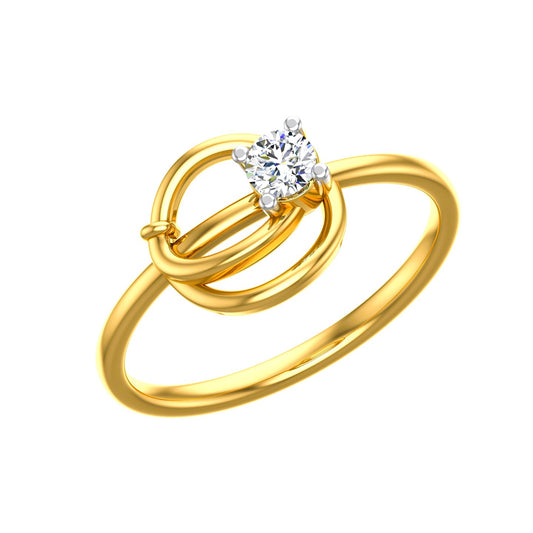Infinity Orbit Solitaire Ring