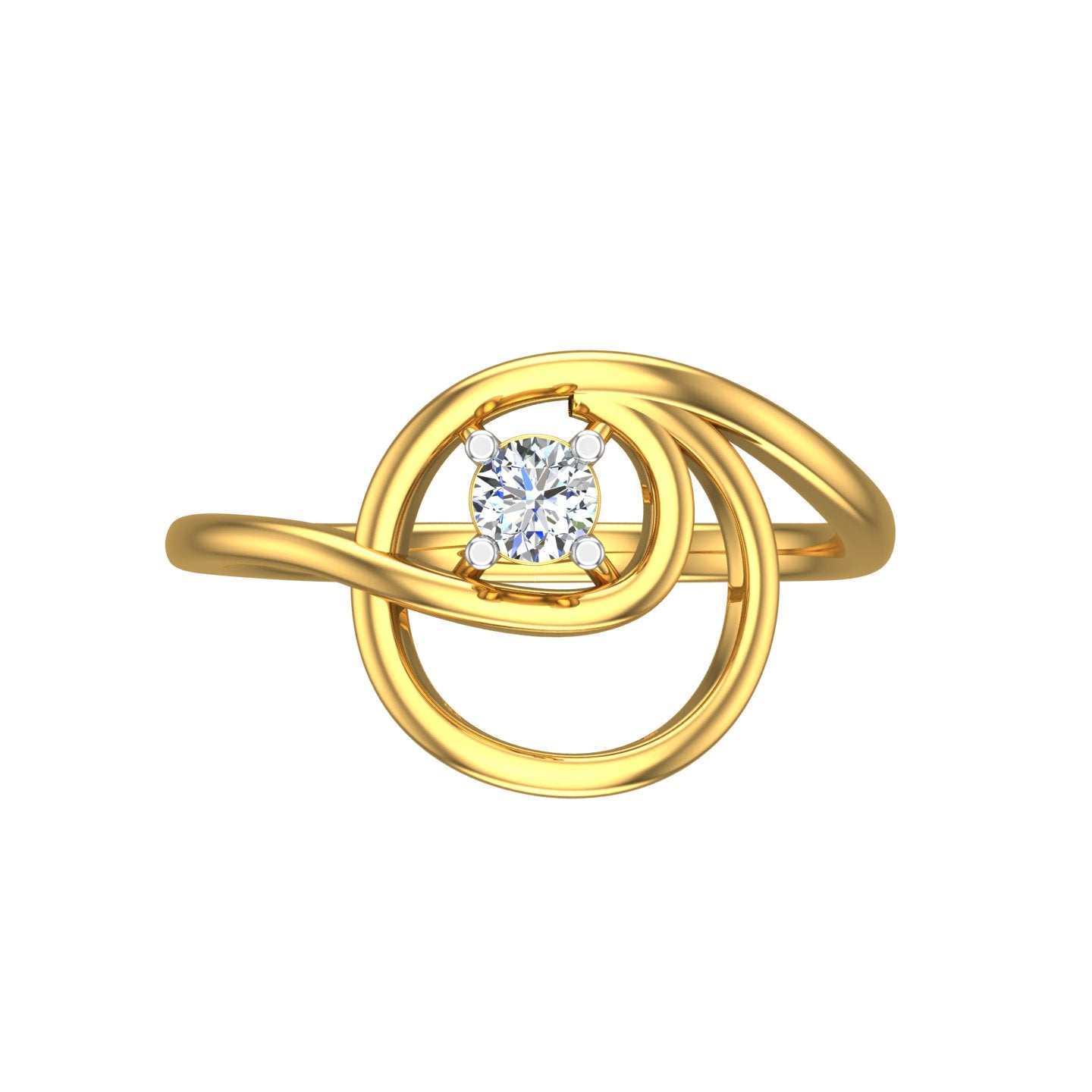 Celestial Orbit Solitaire Ring