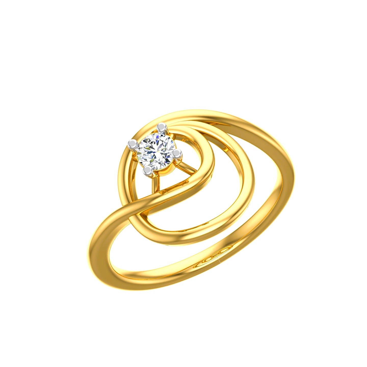 Celestial Orbit Solitaire Ring