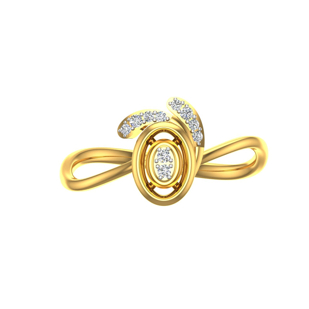Aura of Arrow Diamond Ring