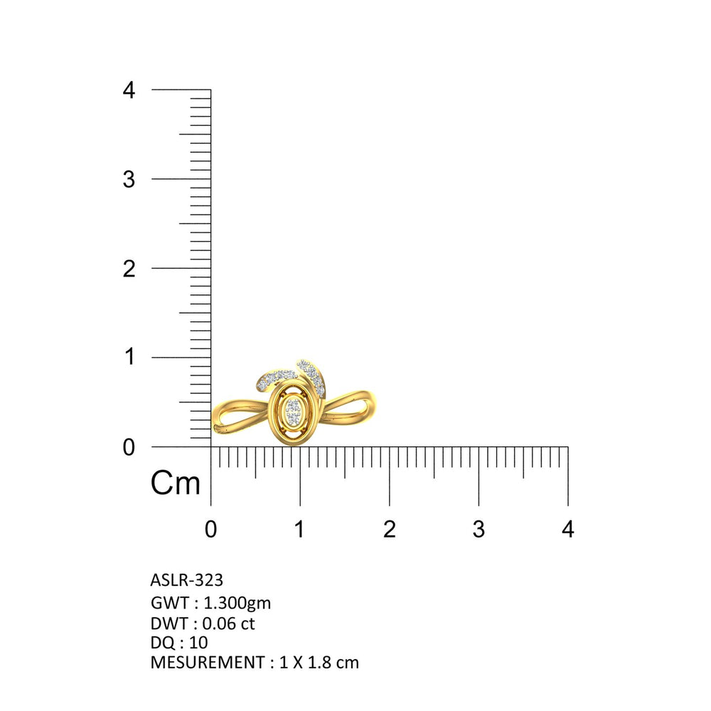 Aura of Arrow Diamond Ring