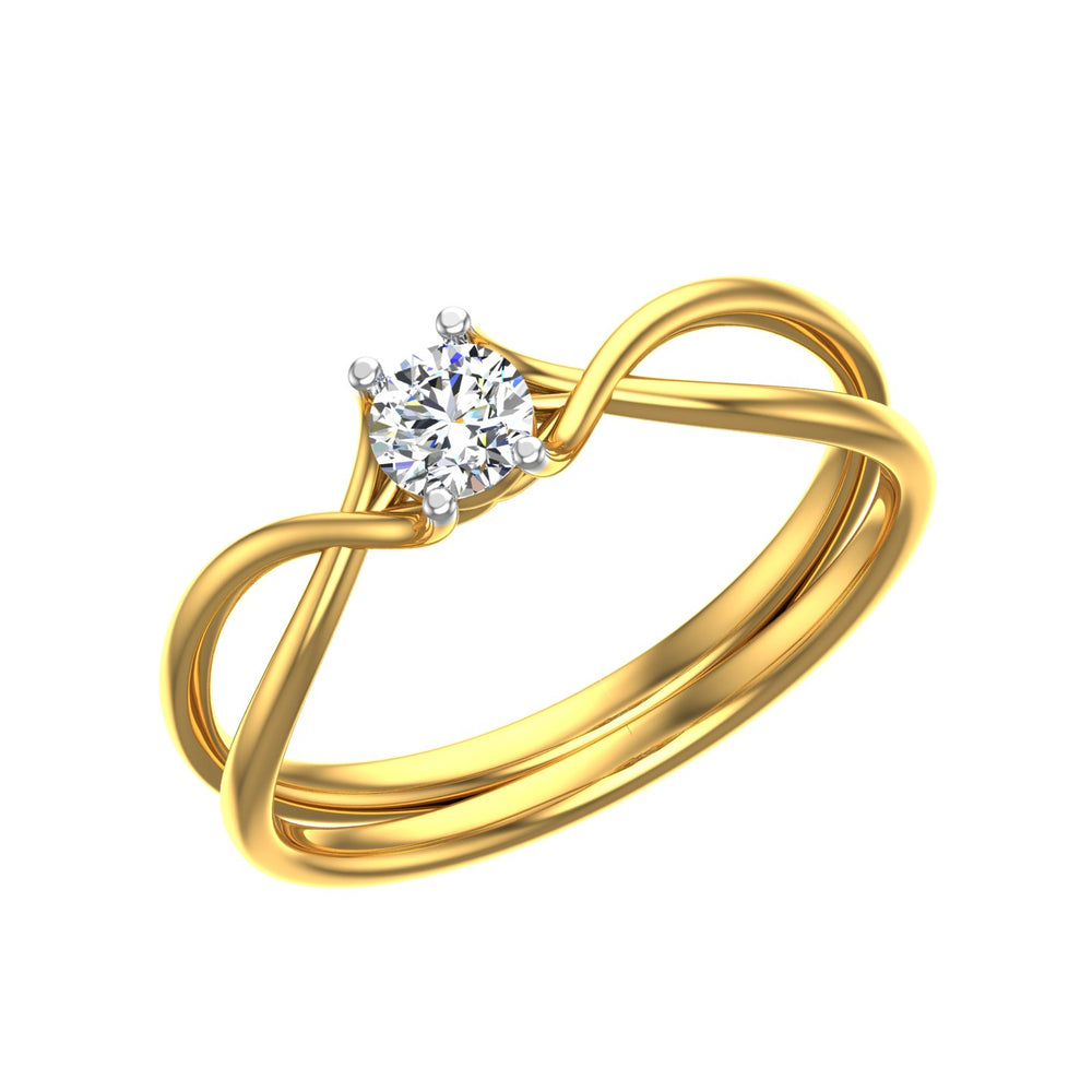 Infinity Spark Solitaire Ring