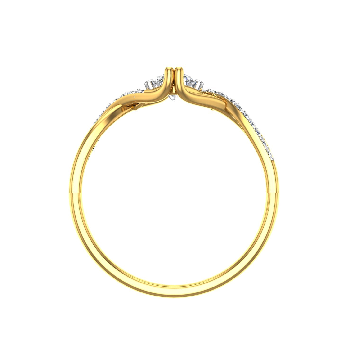 Royal Infinity Solitaire Ring