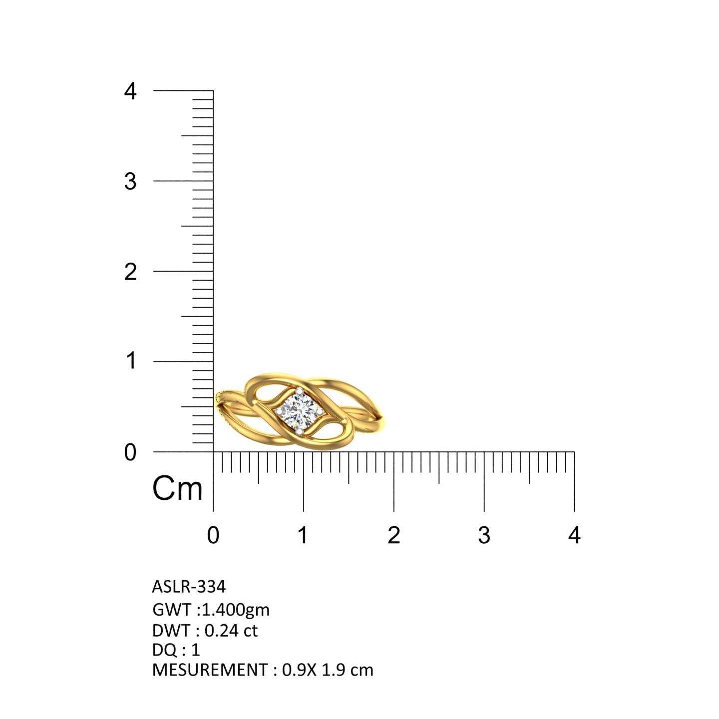 Eternal Orbit Solitaire Ring
