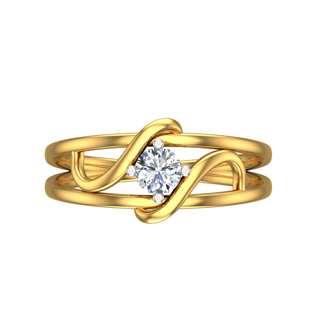 Infinity Harmony Solitaire Ring
