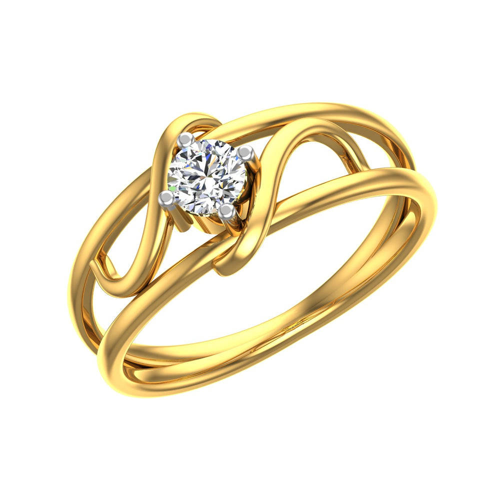 Infinity Harmony Solitaire Ring