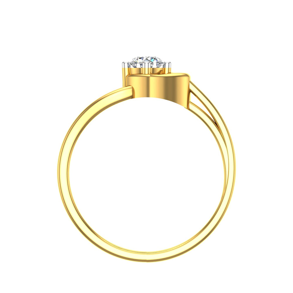 Heart Promise Solitaire Ring