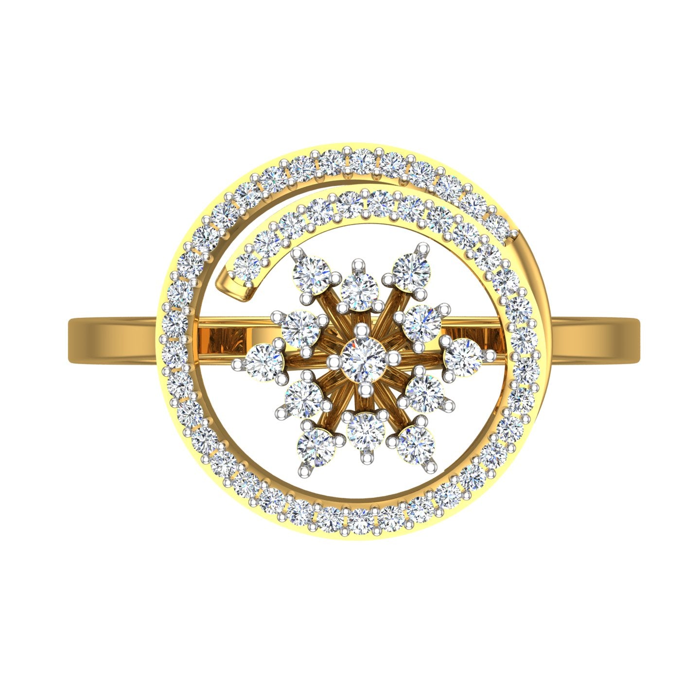 Celestial Bloom Diamond Ring