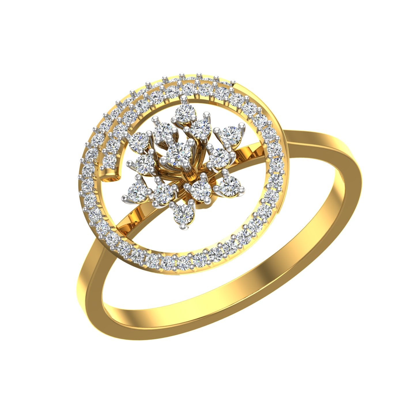 Celestial Bloom Diamond Ring