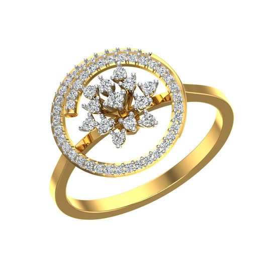 Celestial Bloom Diamond Ring