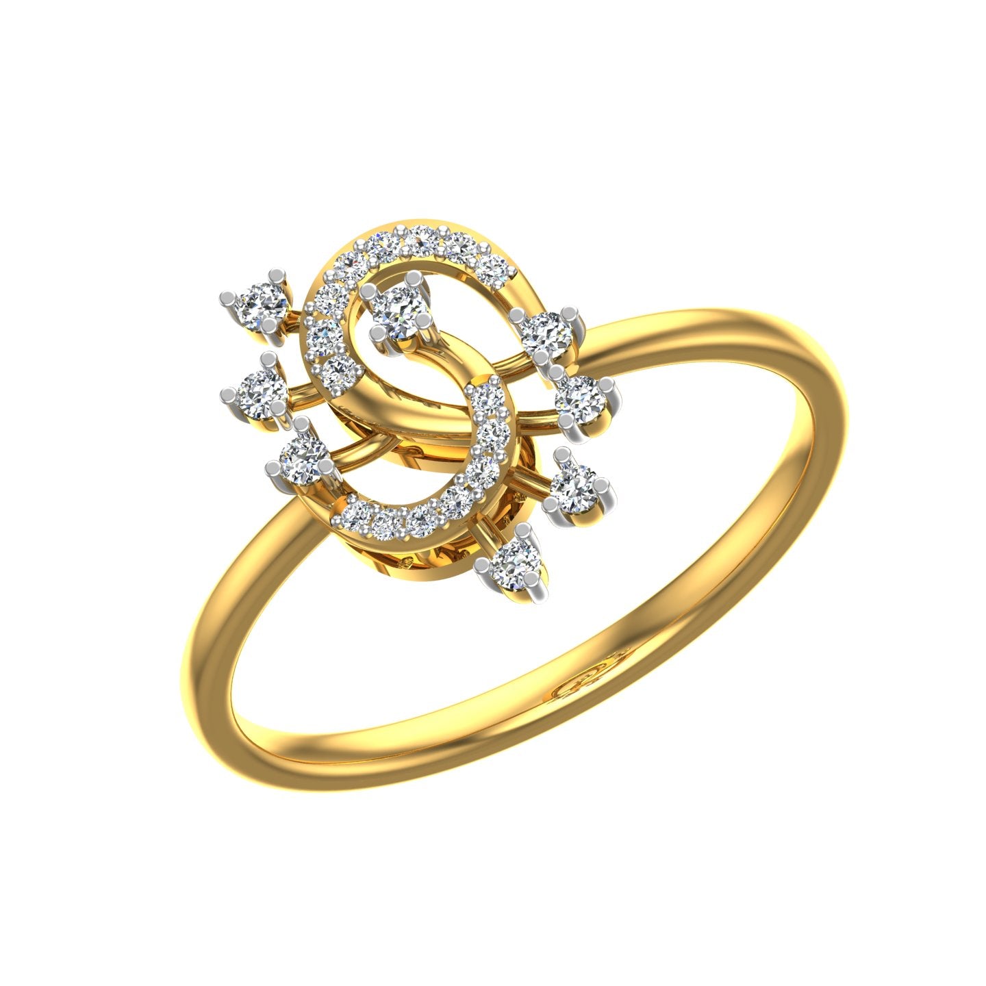 Infinity Bloom Diamond Ring
