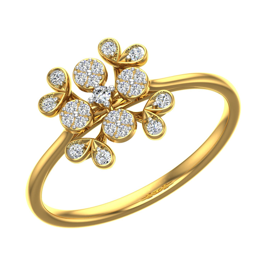 Diamond Blossom Bouquet Ring