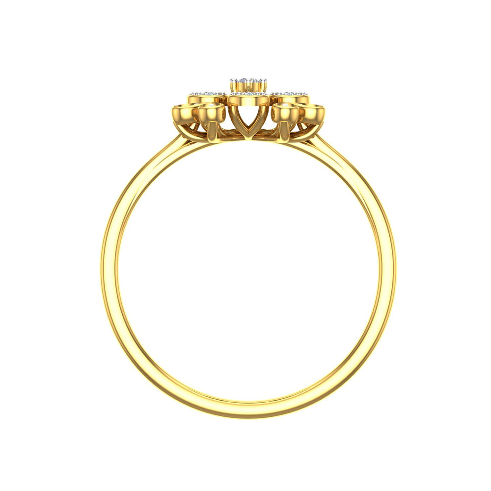 Diamond Blossom Bouquet Ring
