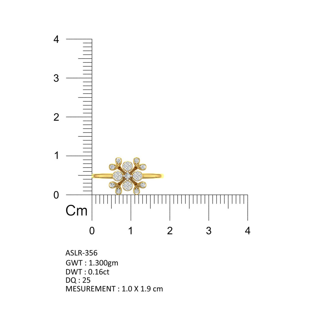 Diamond Blossom Bouquet Ring
