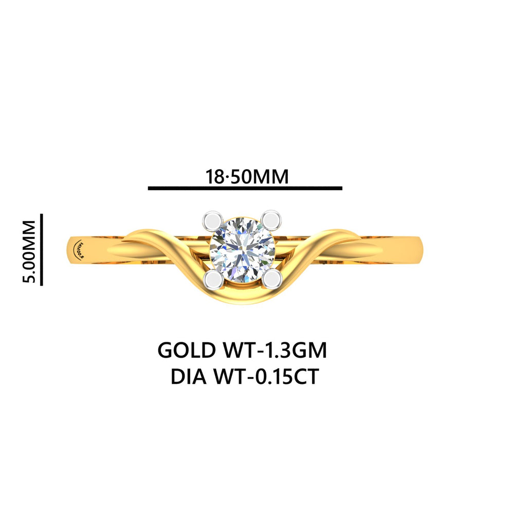 Eternal Flow Solitaire Ring