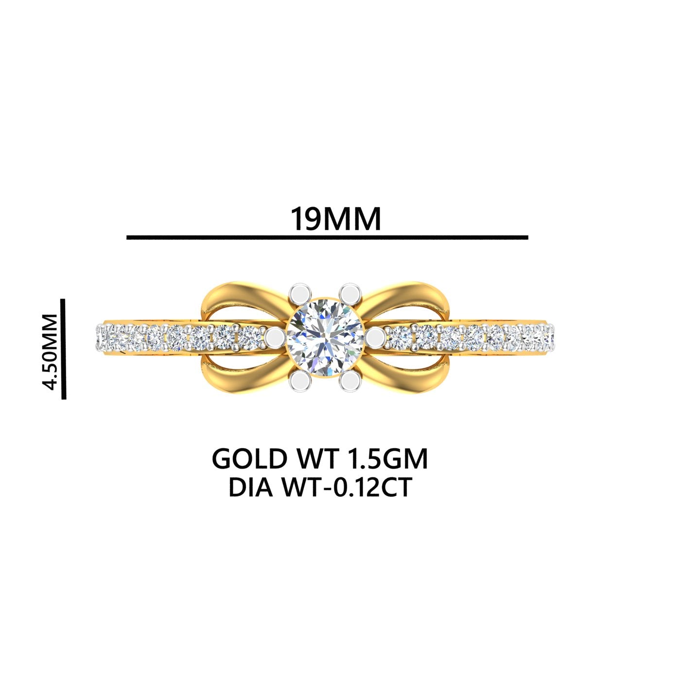 Infinity Spark Solitaire Ring