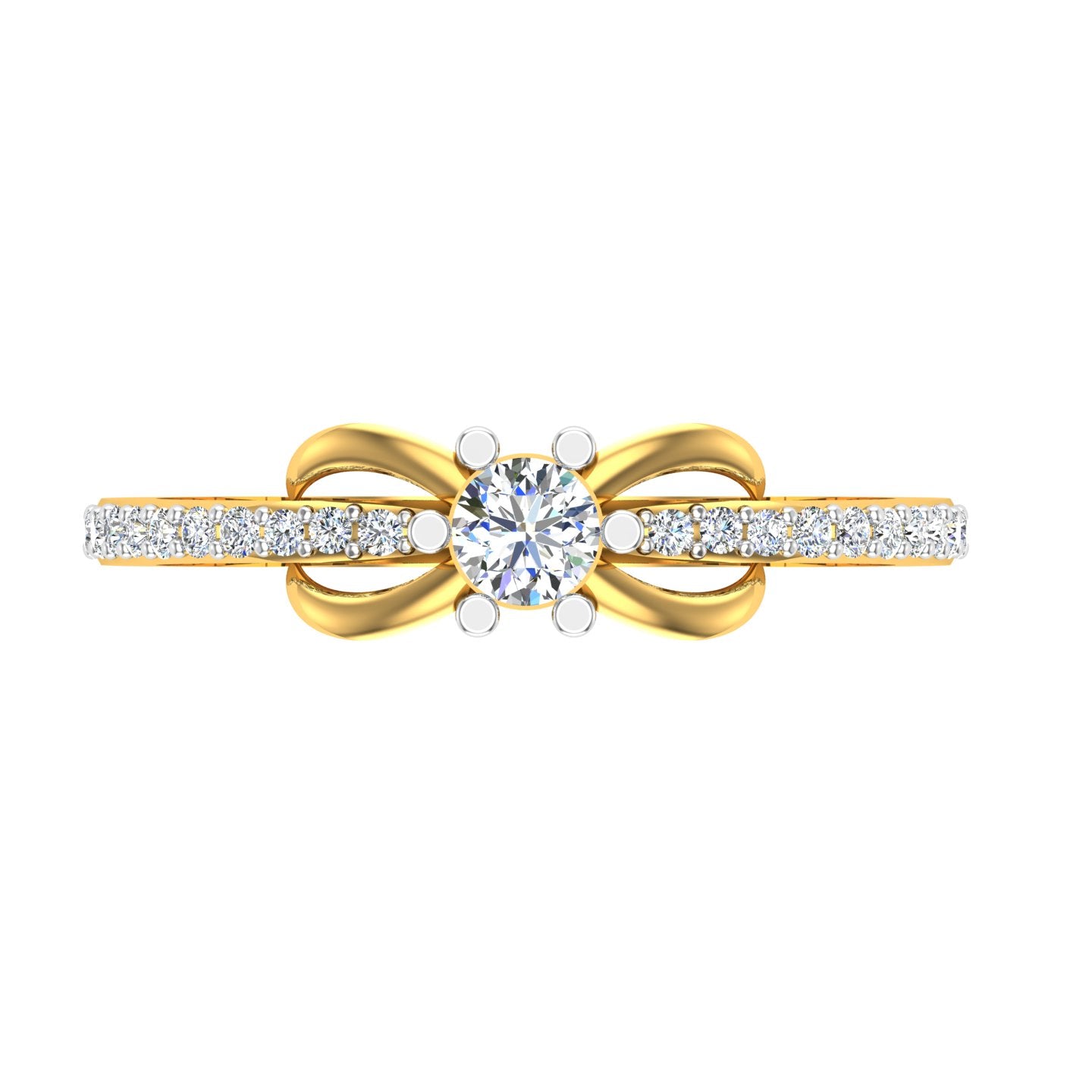 Infinity Spark Solitaire Ring