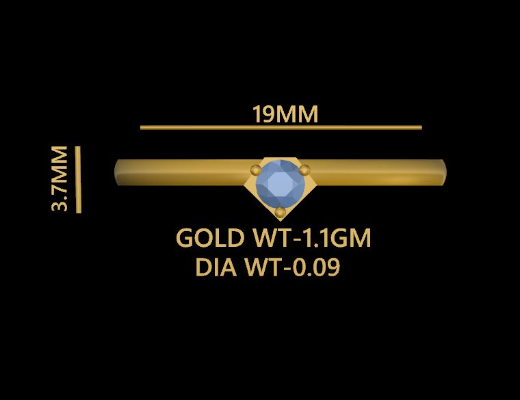Royal Crest Solitaire Ring
