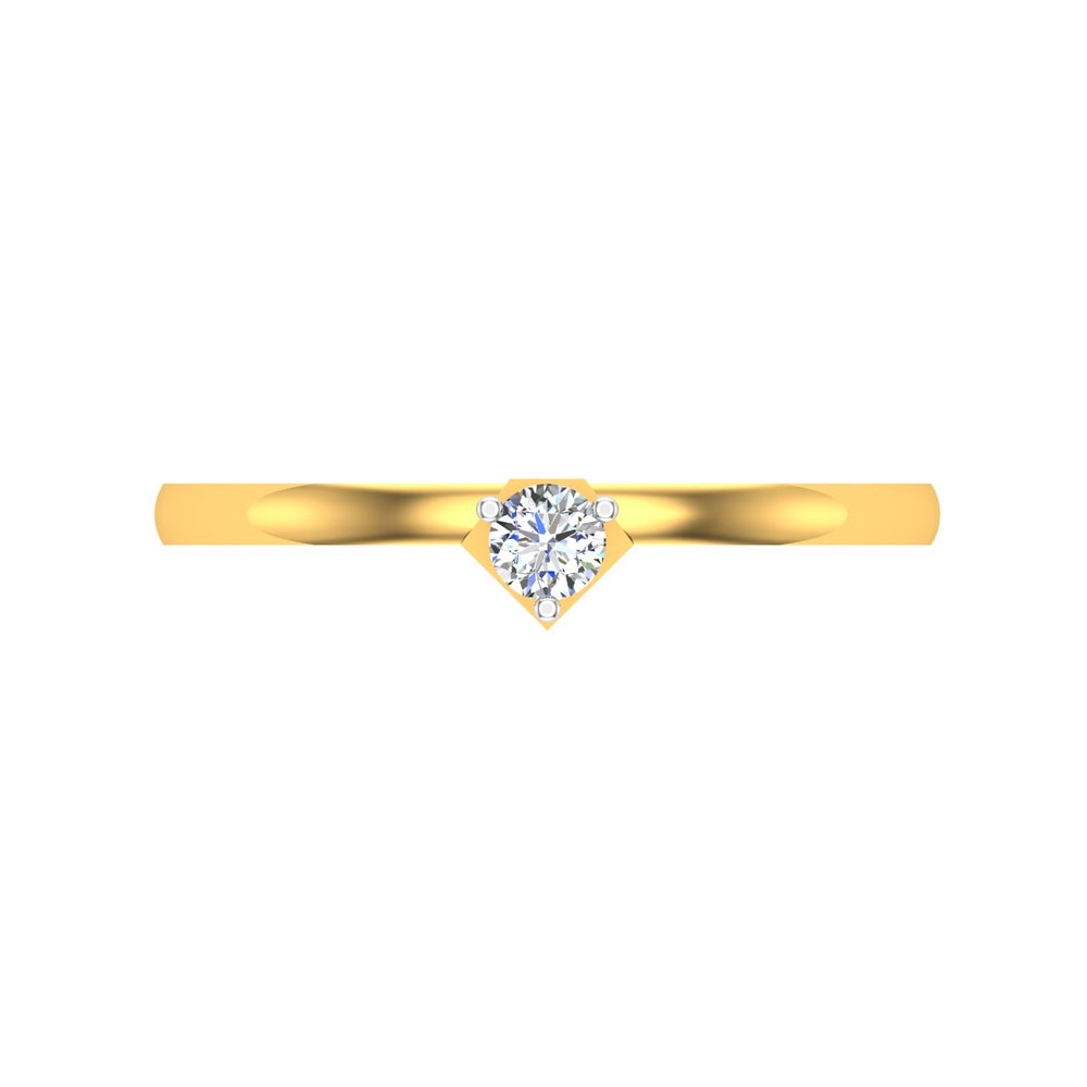 Royal Crest Solitaire Ring