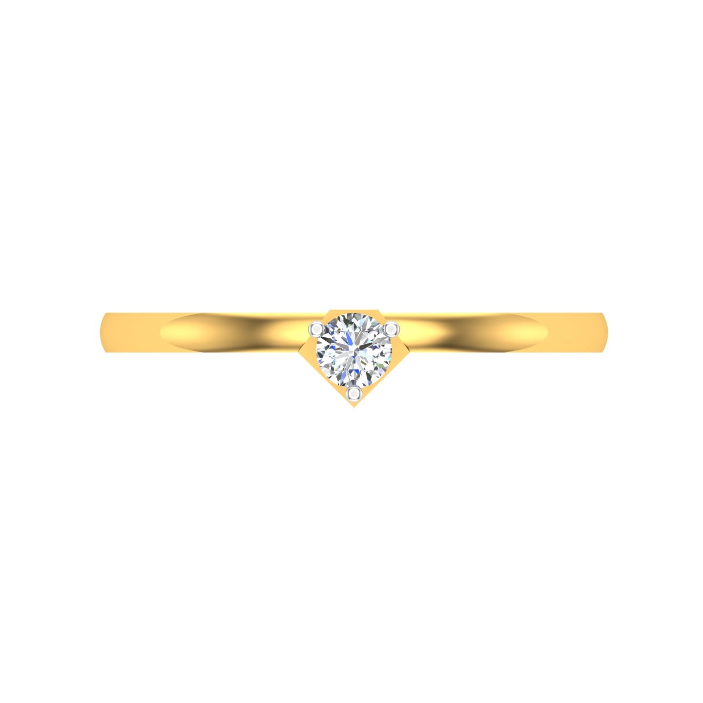 Royal Crest Solitaire Ring