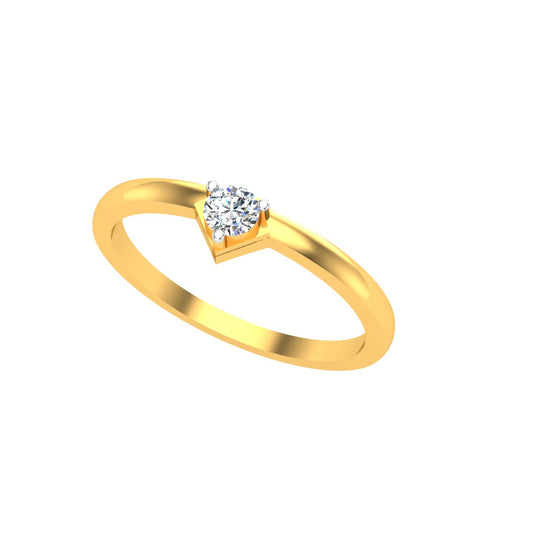 Royal Crest Solitaire Ring