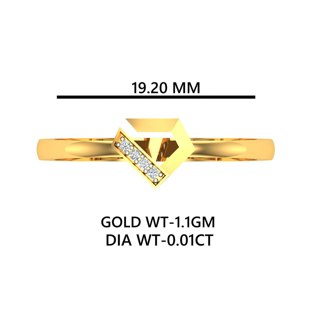 Infinity Leaf Spark Ring