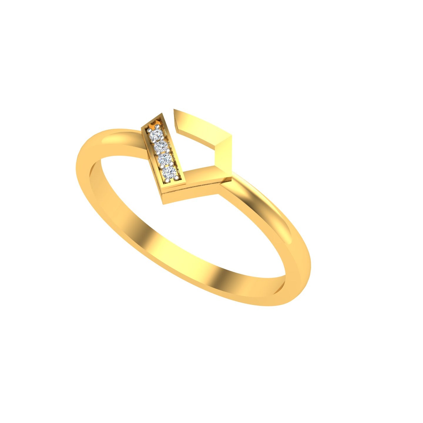 Infinity Leaf Spark Ring