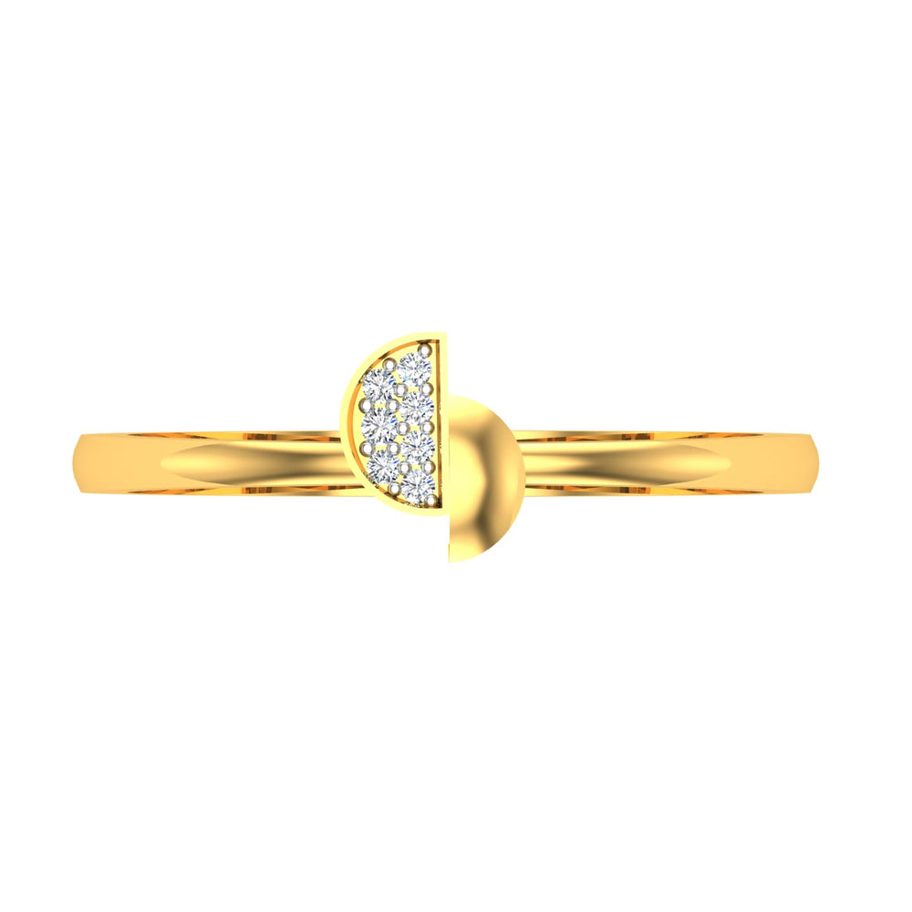 Dewdrop Leaf Ring