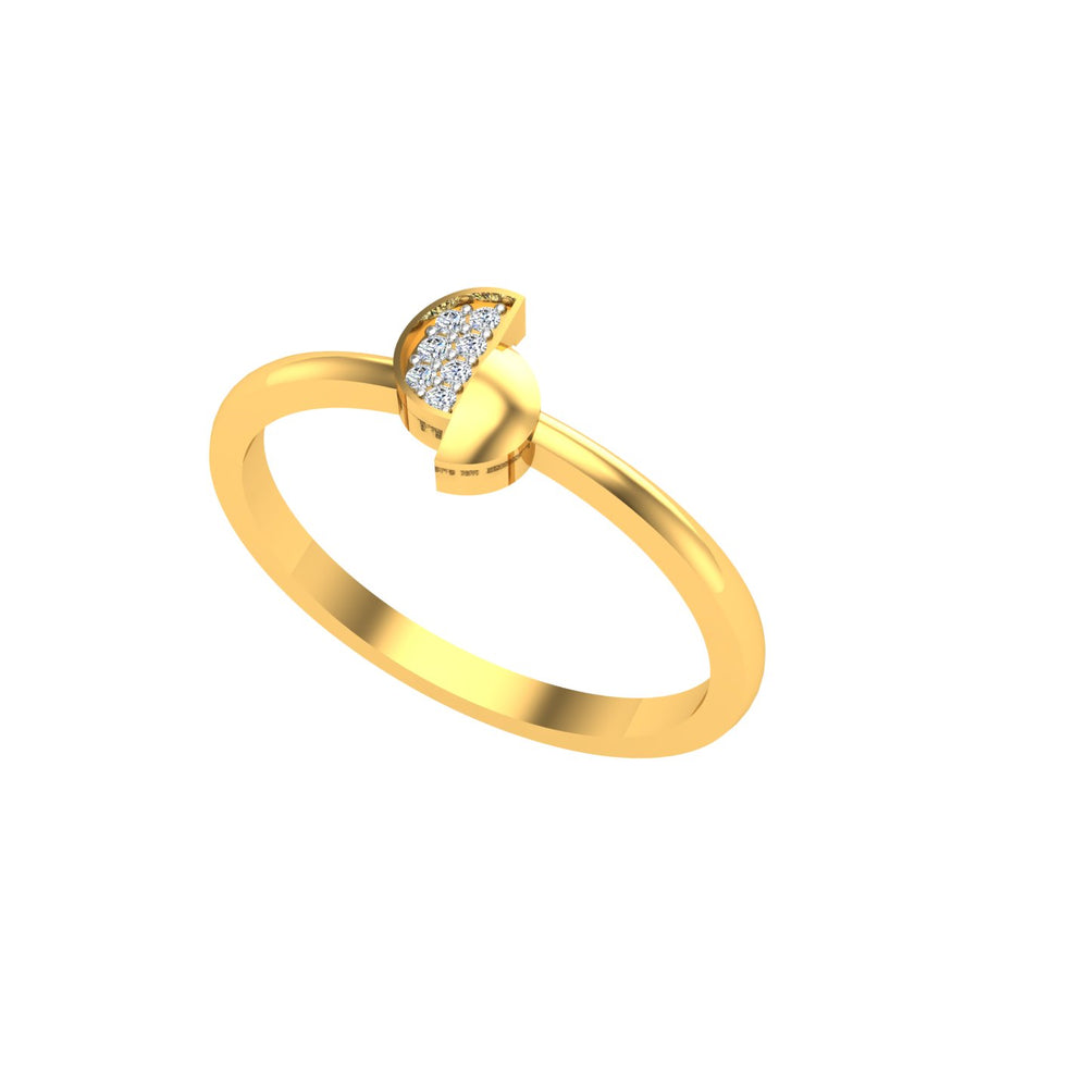 Dewdrop Leaf Ring