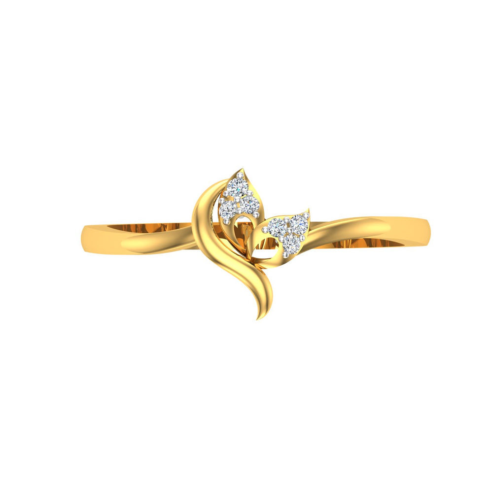 Butterfly Vine Diamond Ring