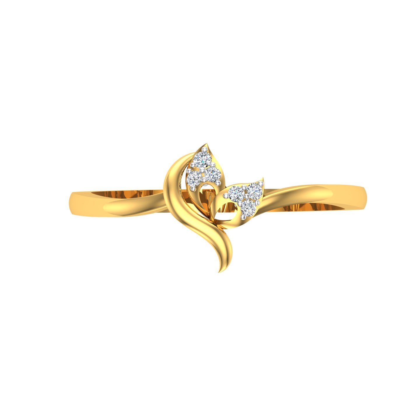 Butterfly Vine Diamond Ring